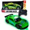 Hyper Drive: RC Lightning Racer - Green & Yellow - Light-Up Remote Control Car, High-Speed Play Vehicle, LED Lights, 2.4 GHz, 1:40 Scale, Kids 5+